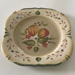 Certified International  “La Toscana” Plate